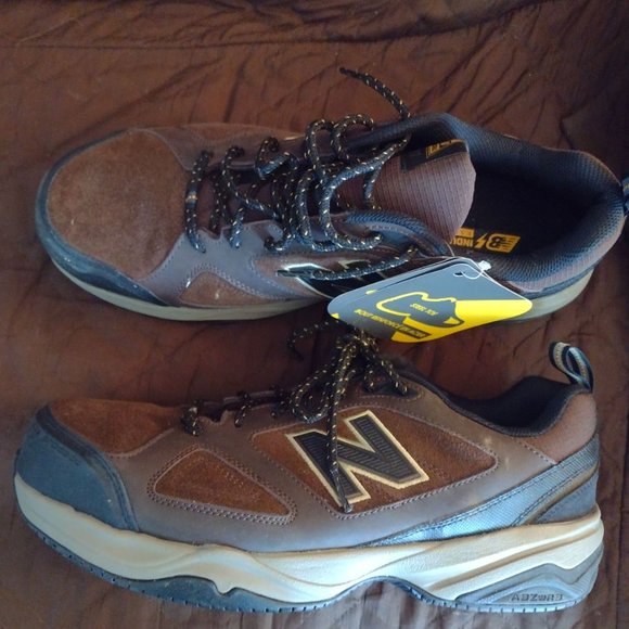 Mens New Balance Steel Toe Tennis Shoes - Picture 1 of 4